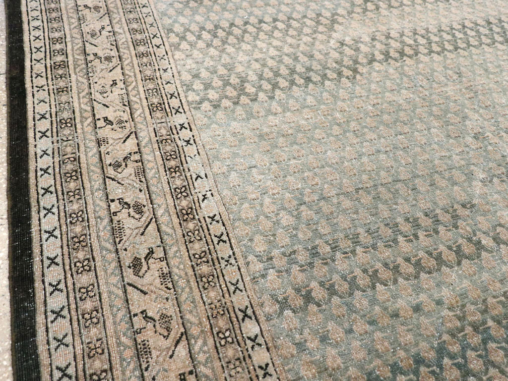 Antique Persian Tabriz Small Room Size Carpet, No.31035 - Gss