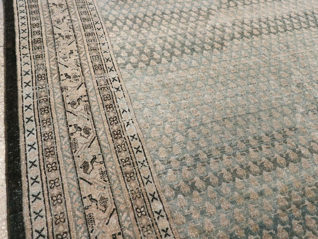 Antique Persian Tabriz Small Room Size Carpet, No.31035 - Gss