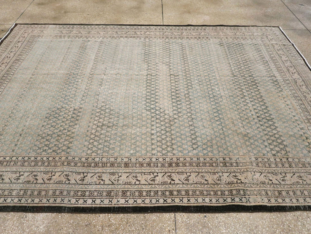 Antique Persian Tabriz Small Room Size Carpet, No.31035 - Gss