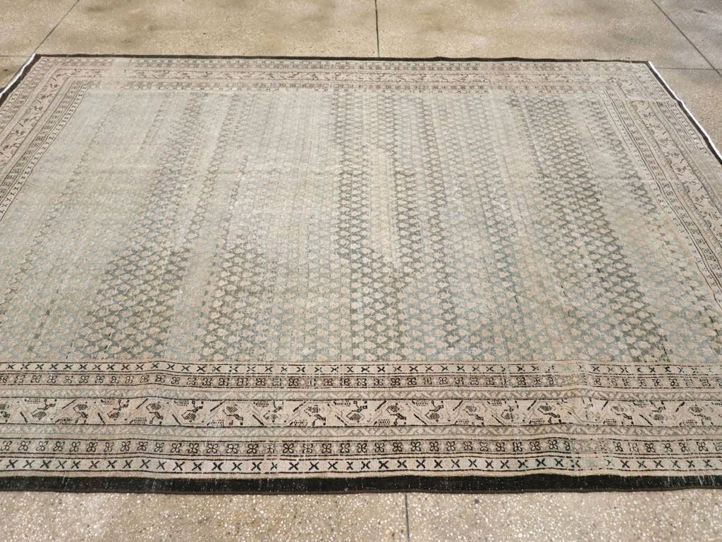 Antique Persian Tabriz Small Room Size Carpet, No.31035 - Gss