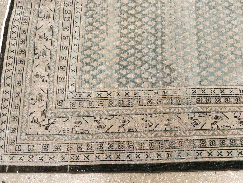 Antique Persian Tabriz Small Room Size Carpet, No.31035 - Gss