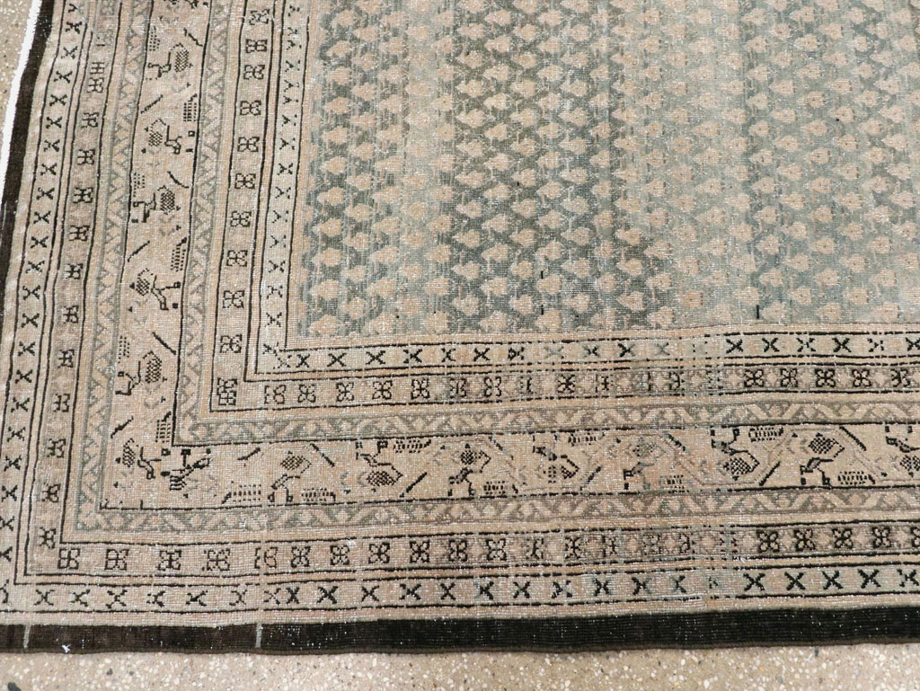 Antique Persian Tabriz Small Room Size Carpet, No.31035 - Gss