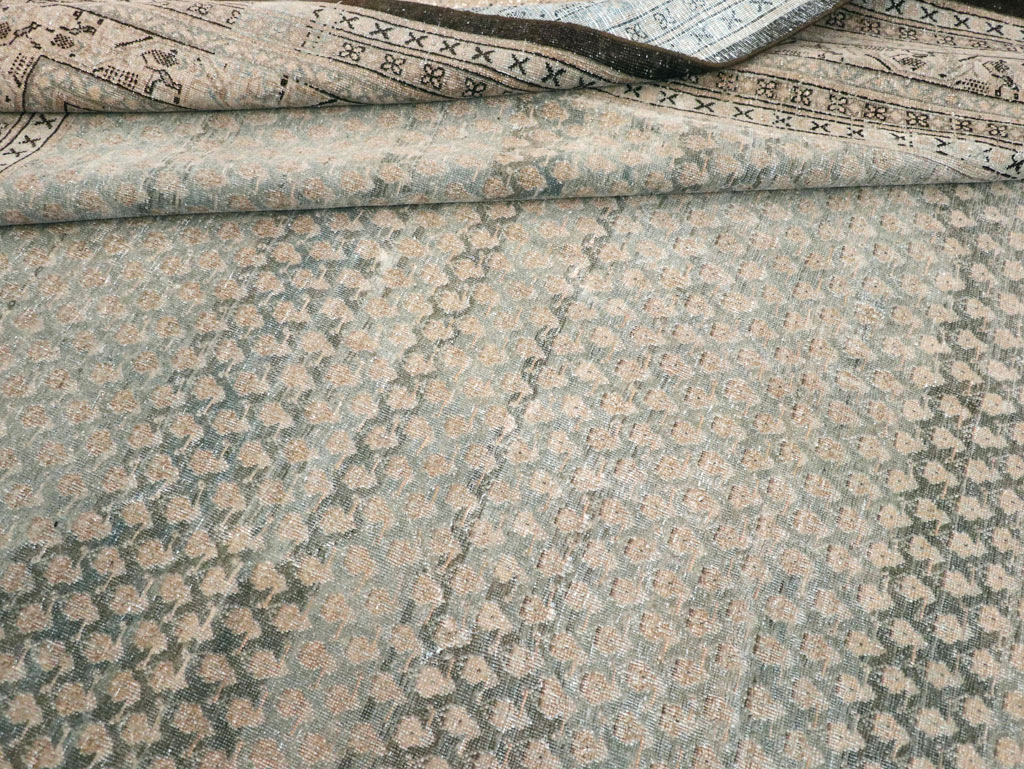 Antique Persian Tabriz Small Room Size Carpet, No.31035 - Gss