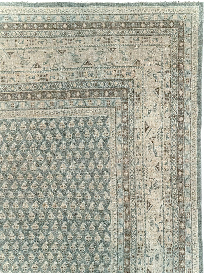 Vintage Persian Tabriz Accent Carpet, No.31037 - Gss