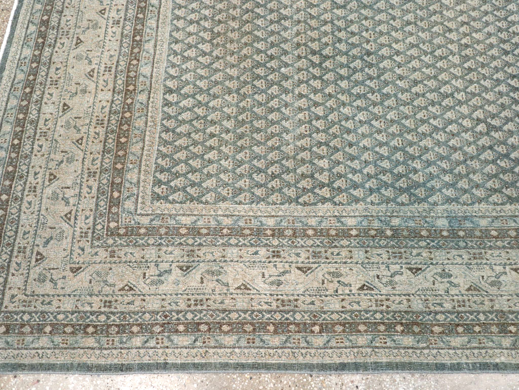 Vintage Persian Tabriz Accent Carpet, No.31037 - Gss