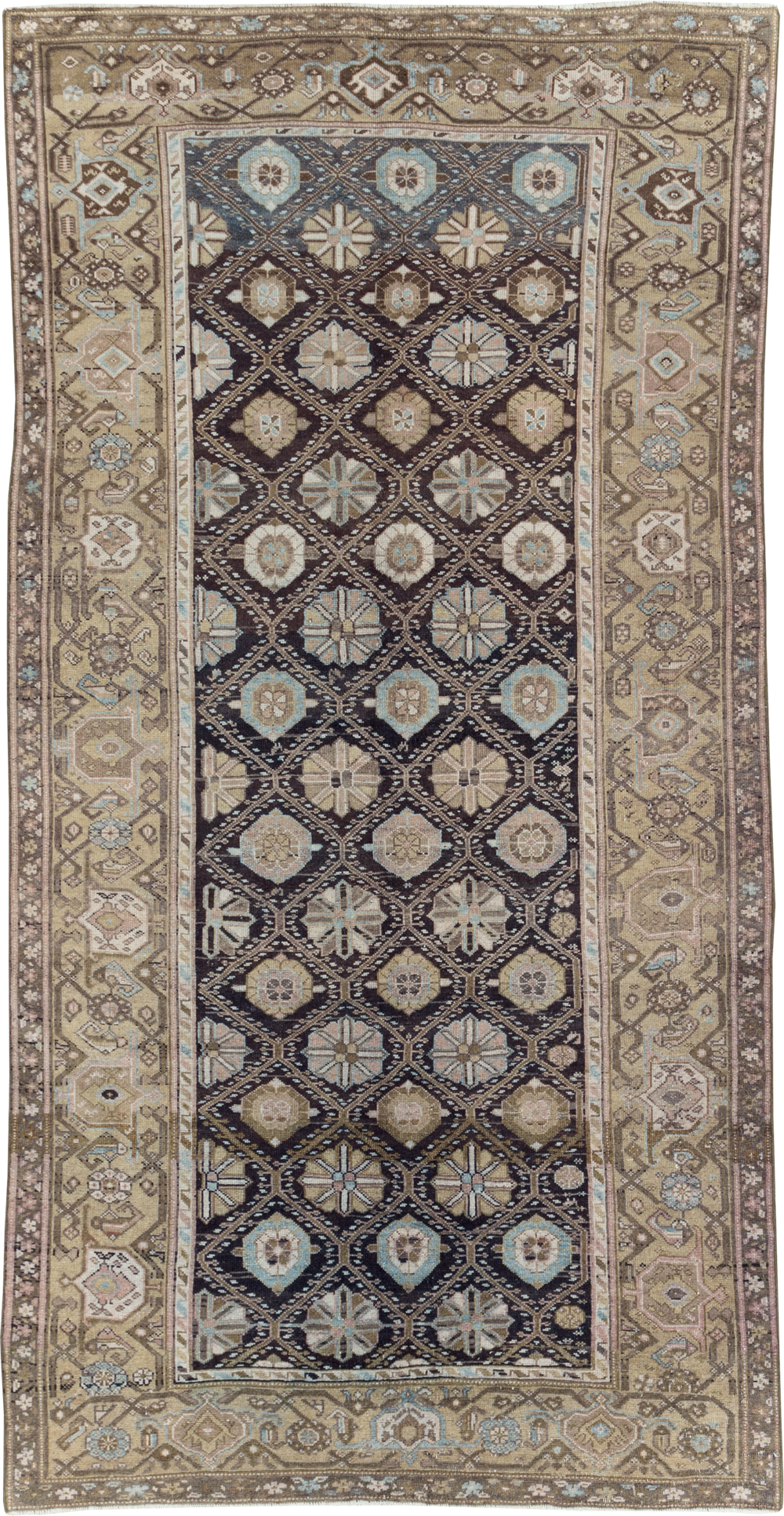 Antique Persian Kurd Gallery Rug, No.31038 - Gss