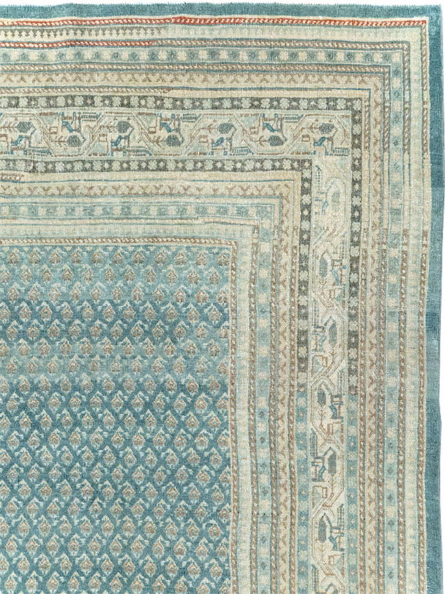Vintage Persian Tabriz Accent Carpet, No.31039 - Gss