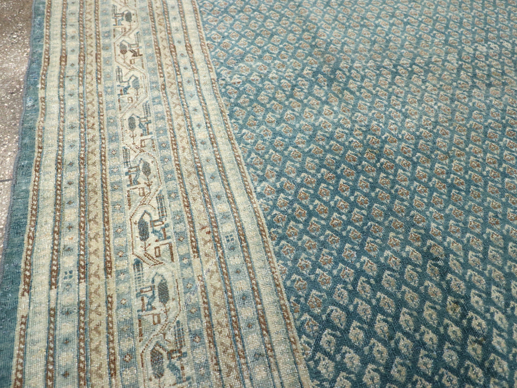 Vintage Persian Tabriz Accent Carpet, No.31039 - Gss