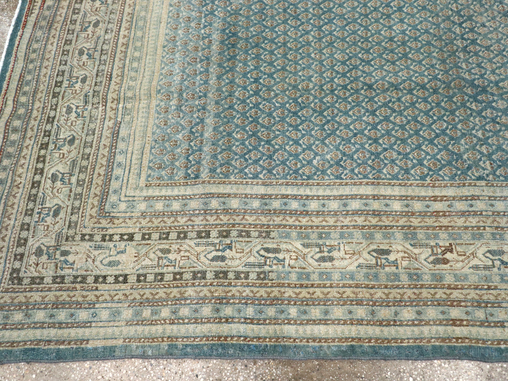 Vintage Persian Tabriz Accent Carpet, No.31039 - Gss