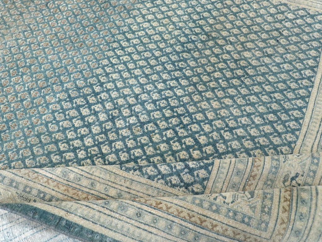 Vintage Persian Tabriz Accent Carpet, No.31039 - Gss