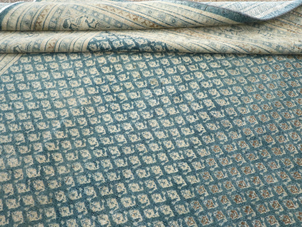 Vintage Persian Tabriz Accent Carpet, No.31039 - Gss