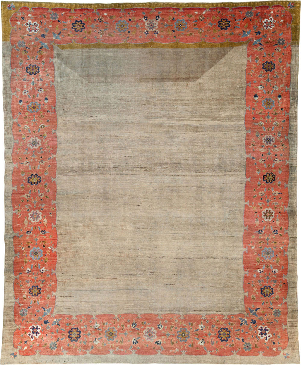 Antique Persian Mahal Room Size Carpet, No.31042 - Gss