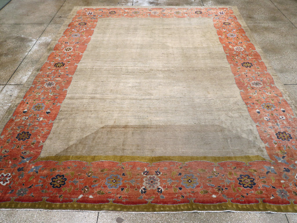 Antique Persian Mahal Room Size Carpet, No.31042 - Gss