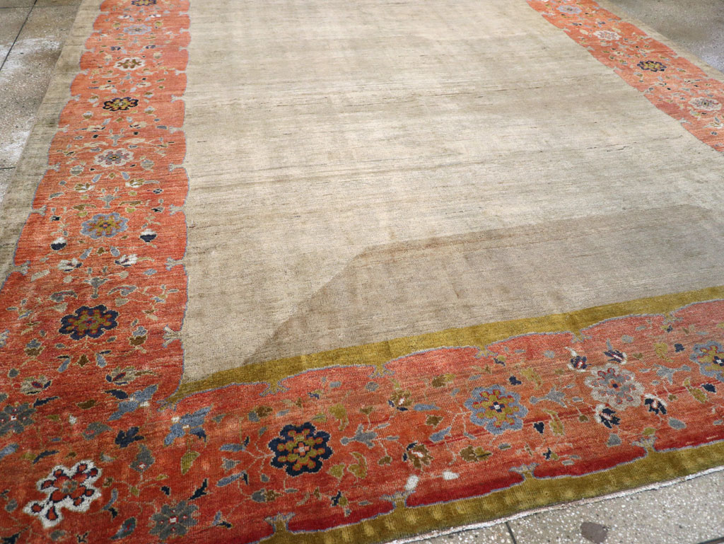 Antique Persian Mahal Room Size Carpet, No.31042 - Gss