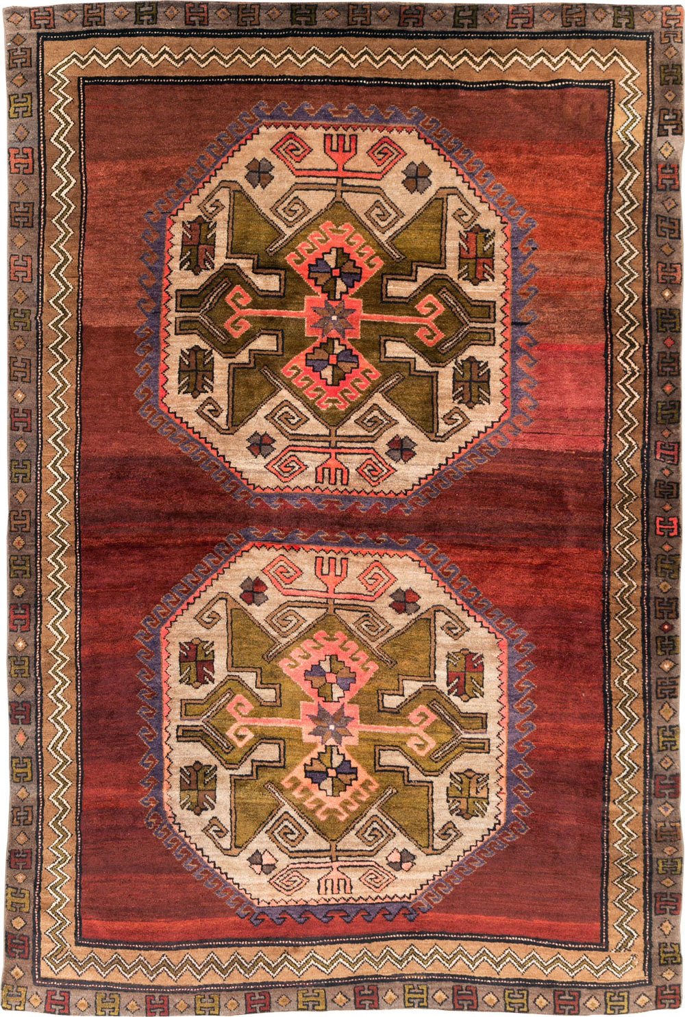Vintage Turkish Anatolian Accent Rug, No.31047 - Gss