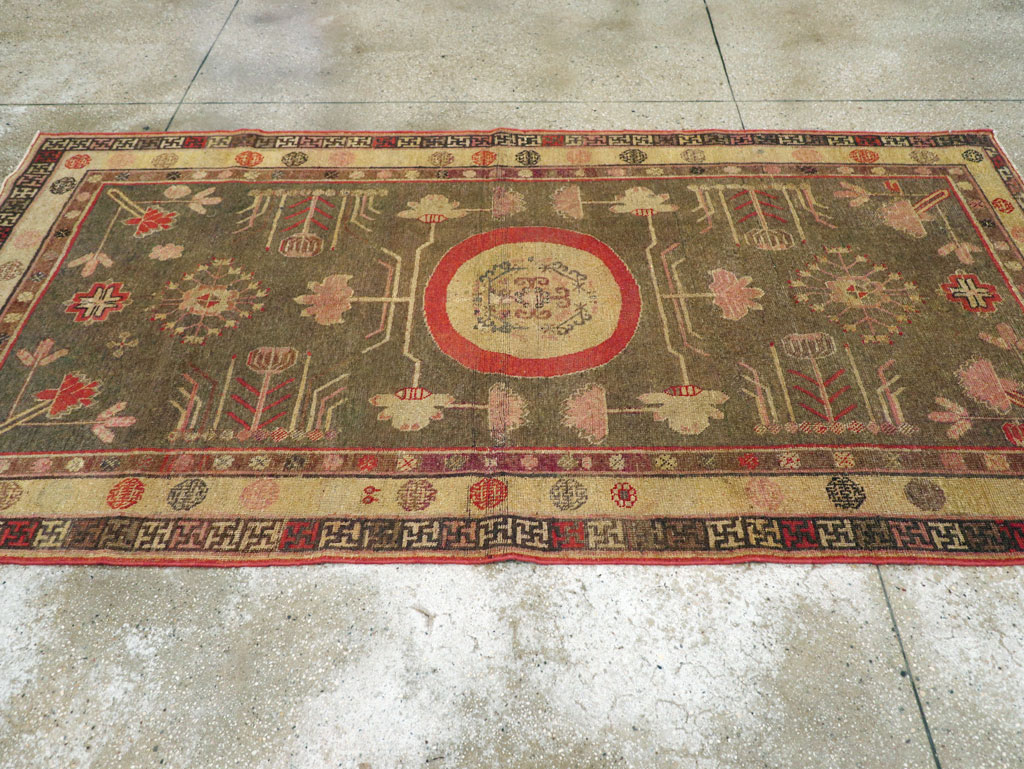 Antique East Turkestan Khotan Gallery Rug, No.31051 - Gss