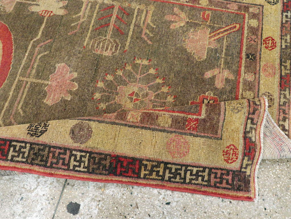 Antique East Turkestan Khotan Gallery Rug, No.31051 - Gss