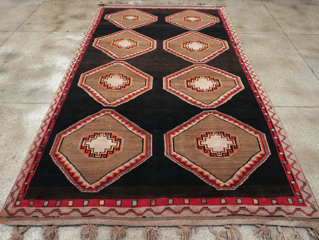 Vintage Turkish Anatolian Gallery Carpet, No.31054 - Gss