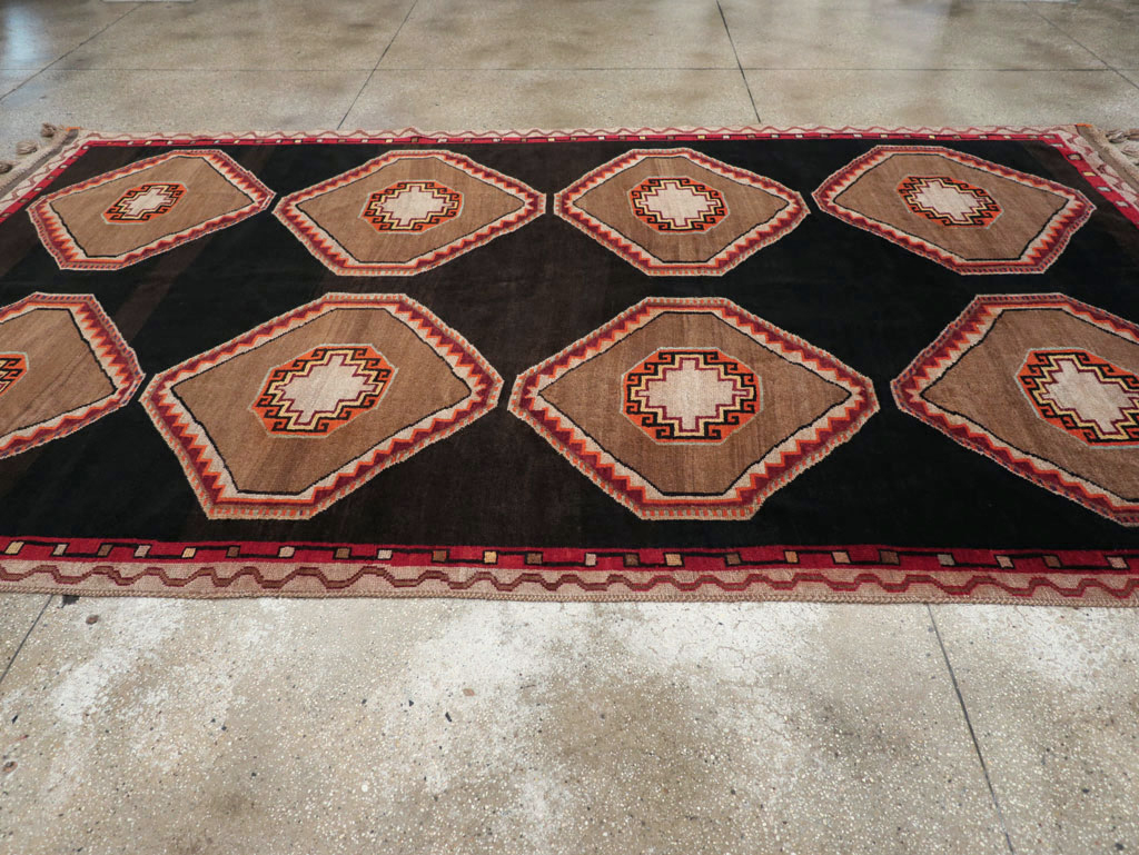 Vintage Turkish Anatolian Gallery Carpet, No.31054 - Gss