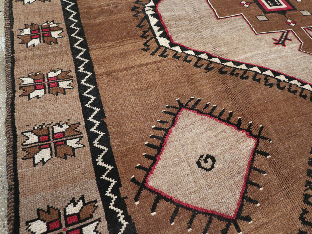Vintage Turkish Anatolian Tribal Room Size Carpet, No.31055 - Gss