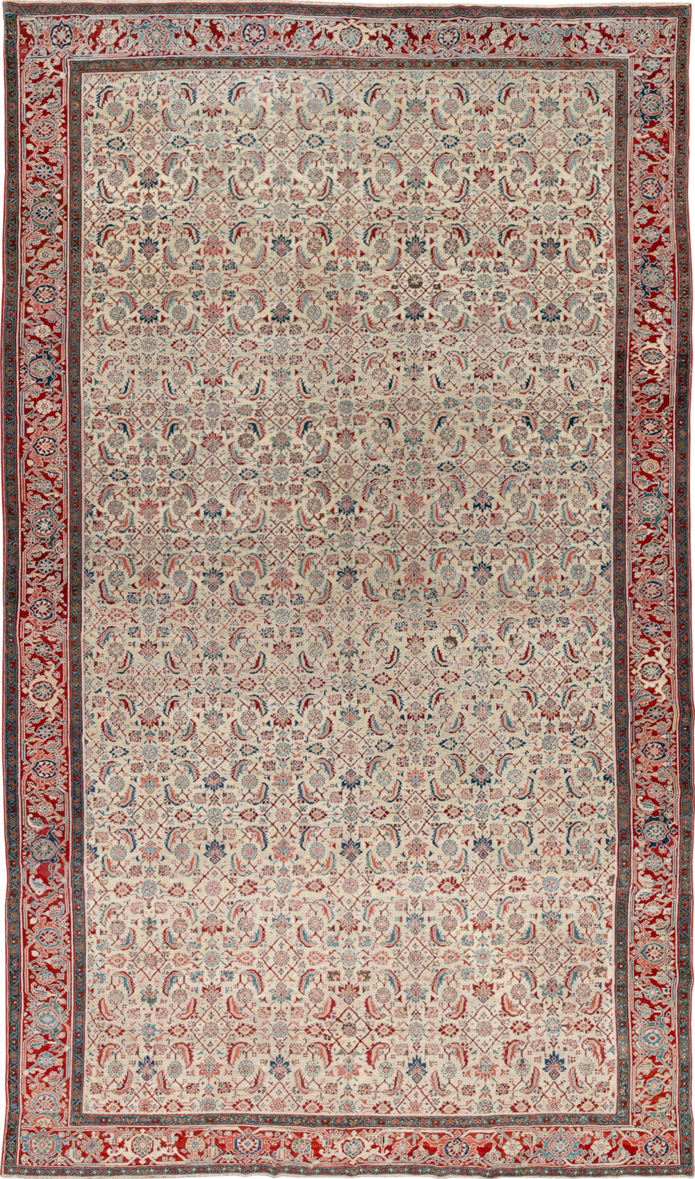 Antique Persian Heriz Large Carpet, No.31057 - Gss