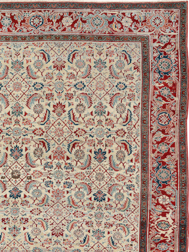 Antique Persian Heriz Large Carpet, No.31057 - Gss