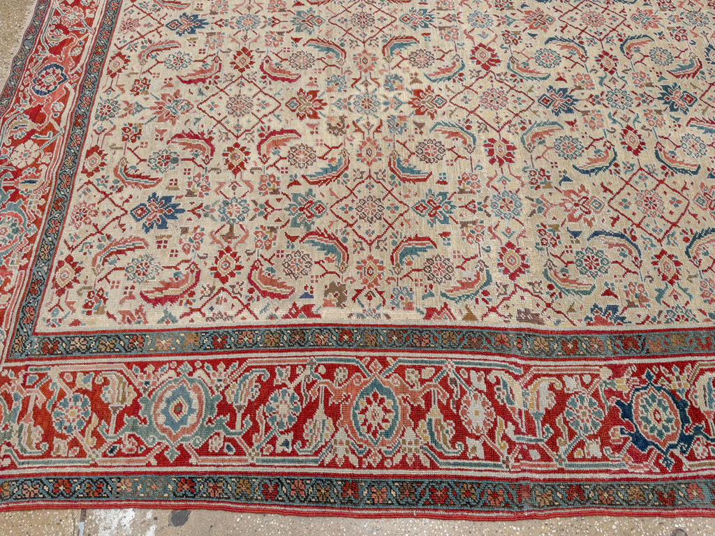 Antique Persian Heriz Large Carpet, No.31057 - Gss