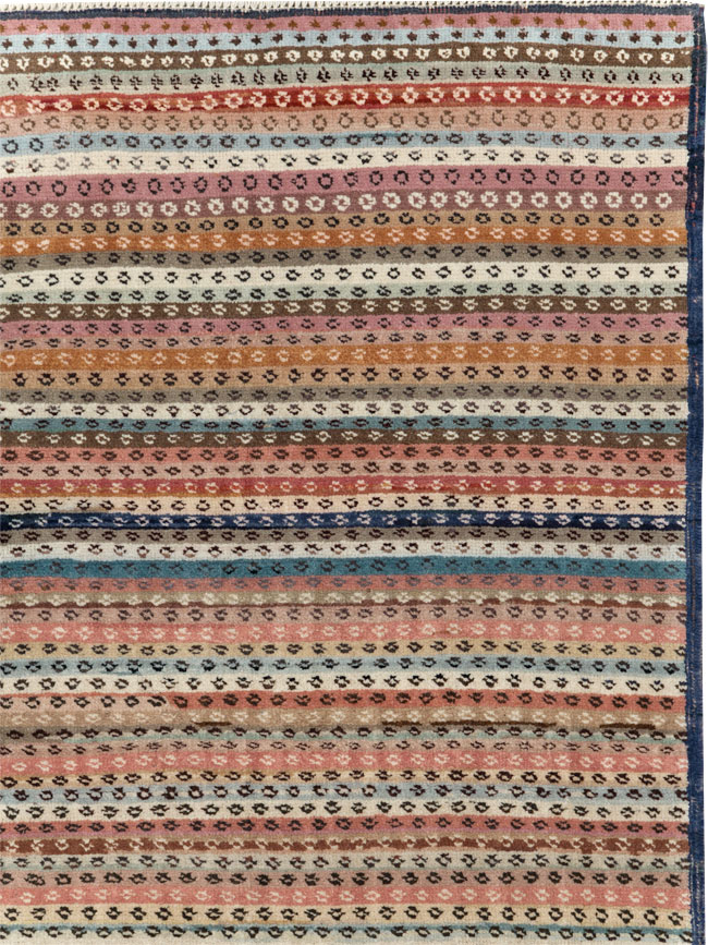 Vintage Turkish Anatolian Wide Gallery Runner, No.31060 - Gss