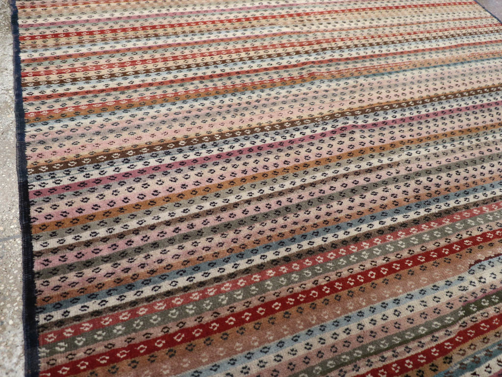 Vintage Turkish Anatolian Wide Gallery Runner, No.31060 - Gss