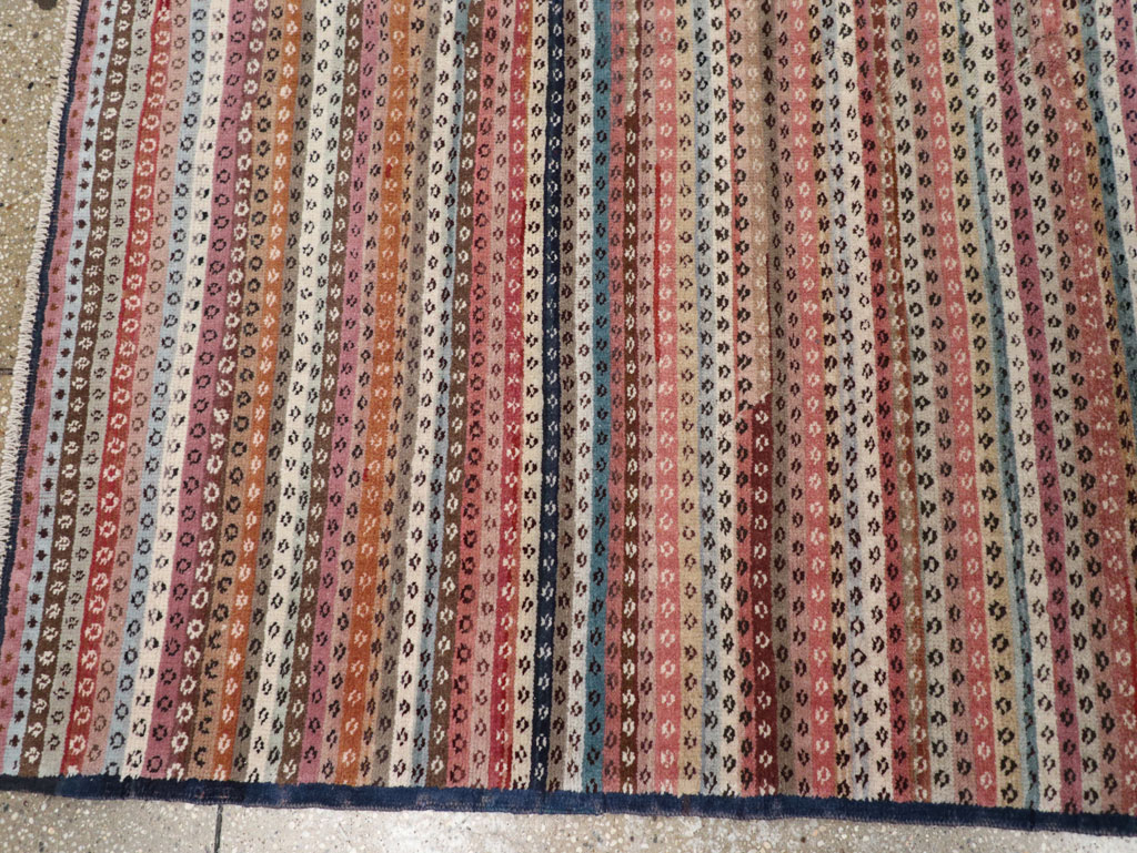 Vintage Turkish Anatolian Wide Gallery Runner, No.31060 - Gss