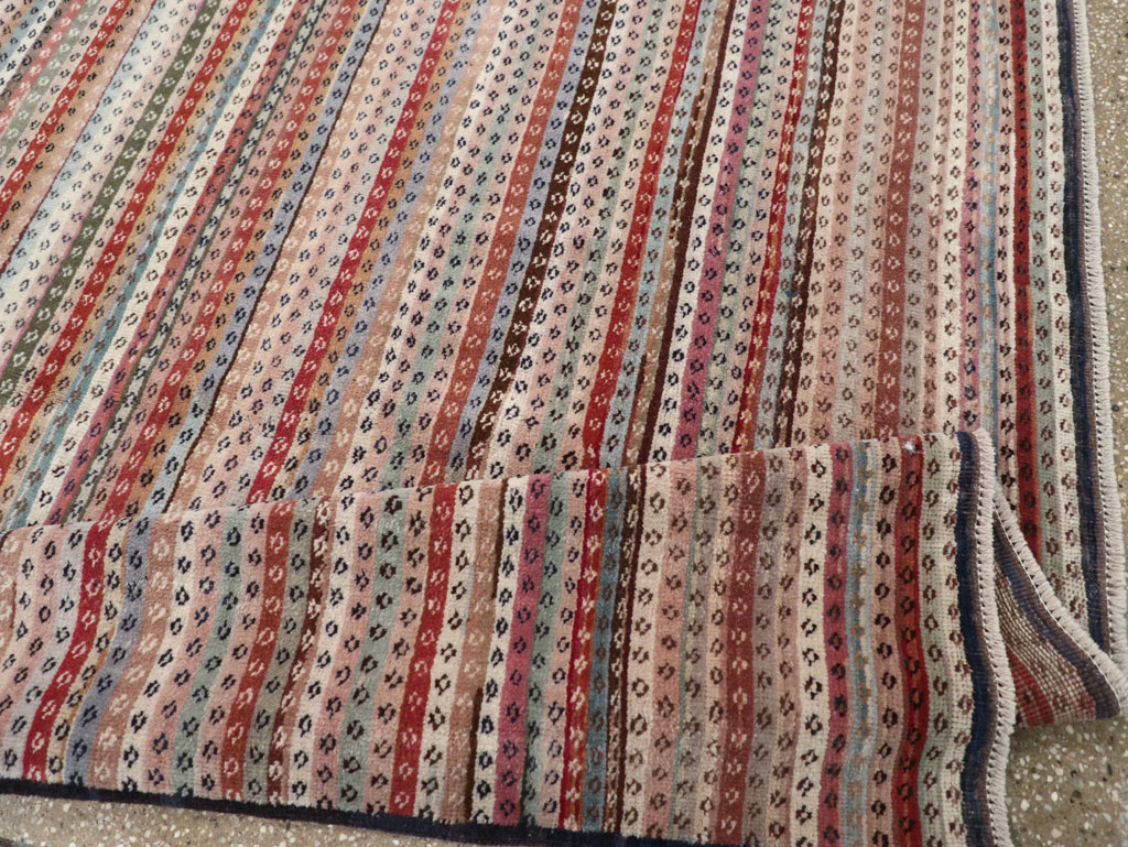 Vintage Turkish Anatolian Wide Gallery Runner, No.31060 - Gss