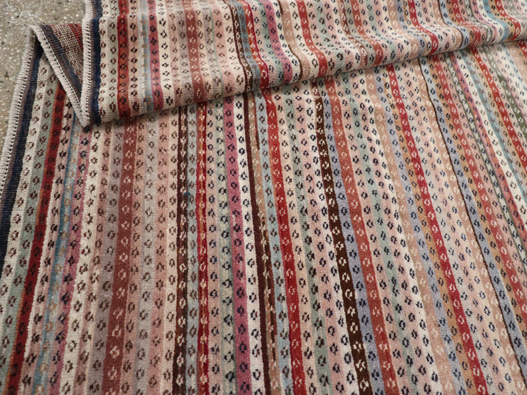 Vintage Turkish Anatolian Wide Gallery Runner, No.31060 - Gss