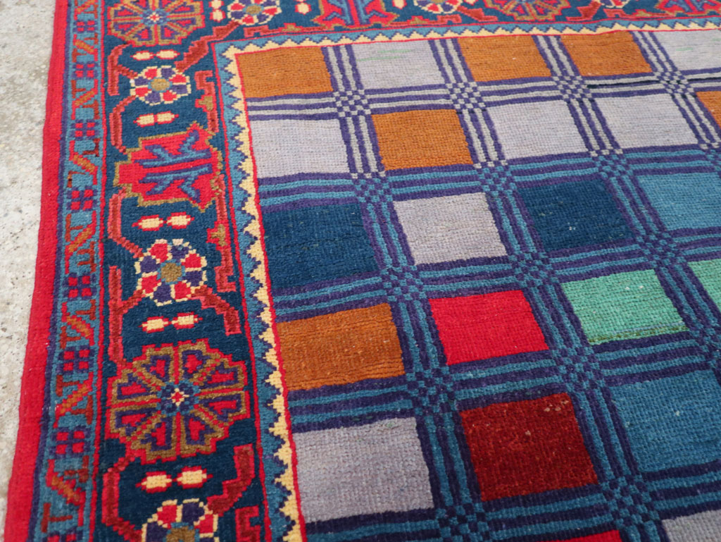 Vintage Persian Veece Throw Rug, No.31065 - Gss