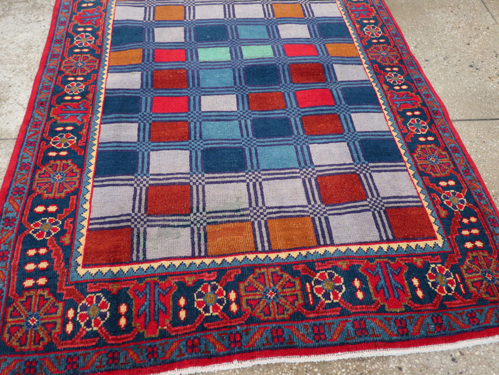 Vintage Persian Veece Throw Rug, No.31065 - Gss