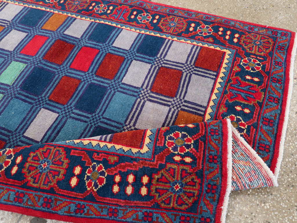 Vintage Persian Veece Throw Rug, No.31065 - Gss