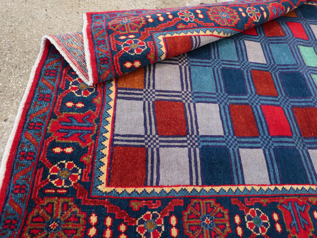 Vintage Persian Veece Throw Rug, No.31065 - Gss