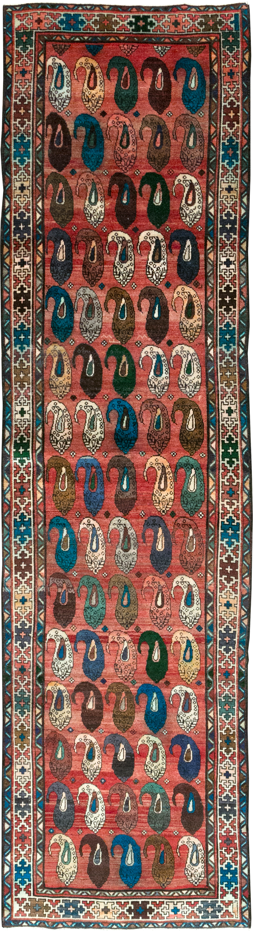 Vintage Persian Malayer Runner (Pair: 1 of 2), No.31066 - Gss