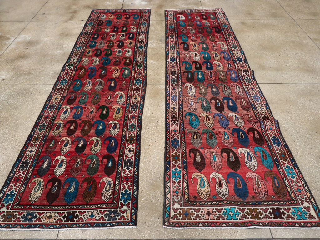 Vintage Persian Malayer Runner (Pair: 1 of 2), No.31066 - Gss