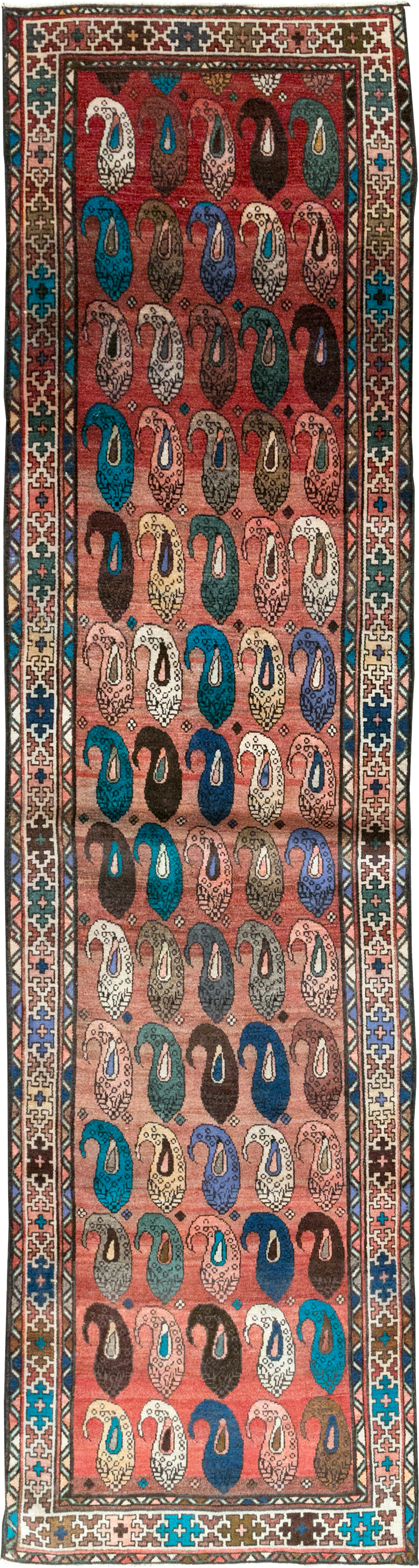 Vintage Persian Malayer Runner (Pair: 2 of 2), No.31067 - Gss