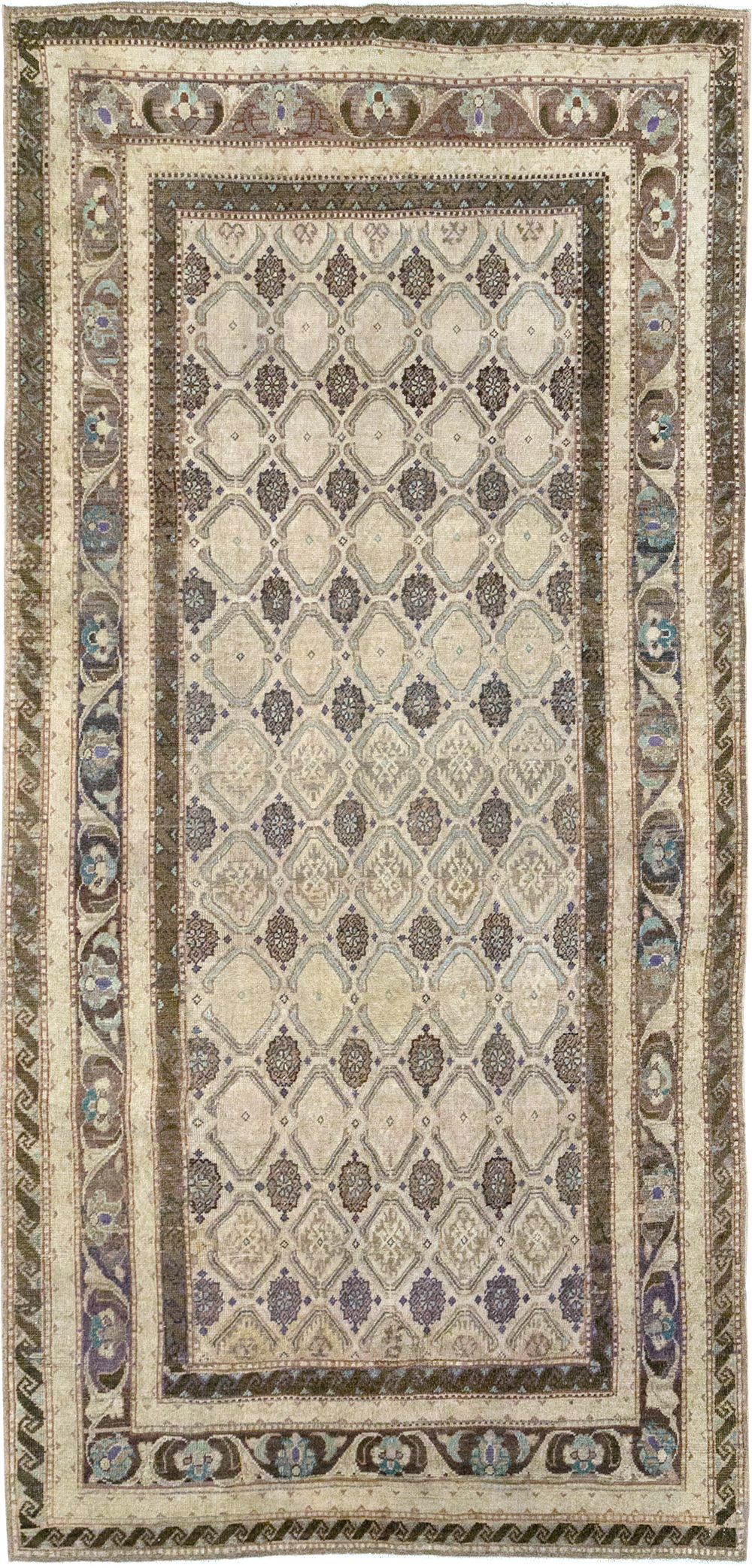 Vintage Persian Mahal Gallery Rug, No.31070 - Gss