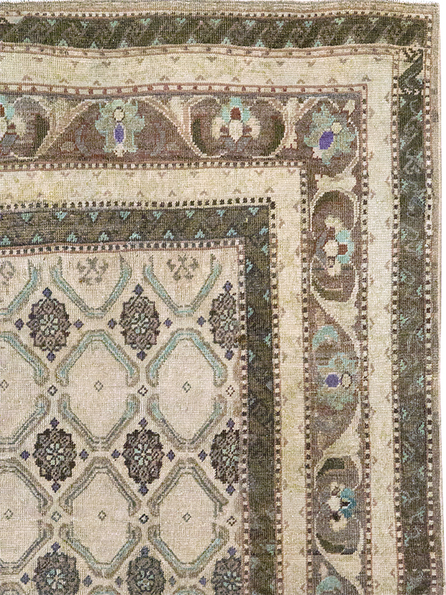 Vintage Persian Mahal Gallery Rug, No.31070 - Gss