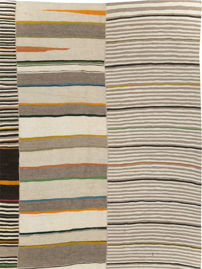 Vintage Persian Flatweave Kilim, No.31074 - Gss
