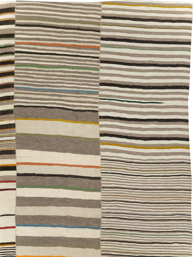 Vintage Persian Flatweave Kilim, No.31074 - Gss