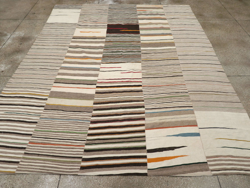 Vintage Persian Flatweave Kilim, No.31074 - Gss