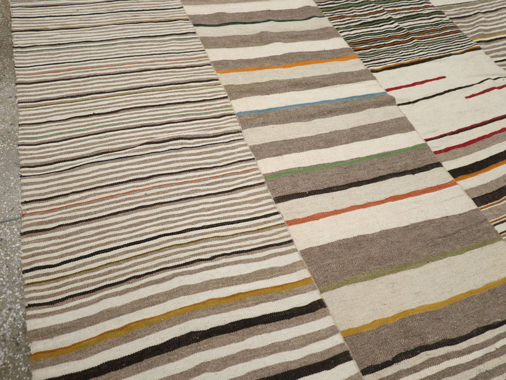 Vintage Persian Flatweave Kilim, No.31074 - Gss