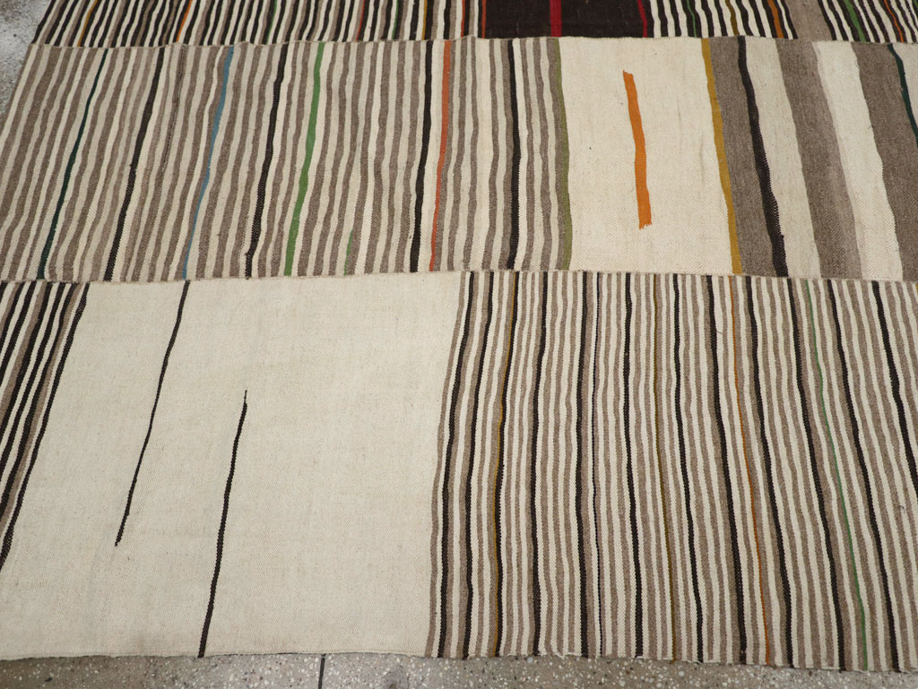 Vintage Persian Flatweave Kilim, No.31074 - Gss