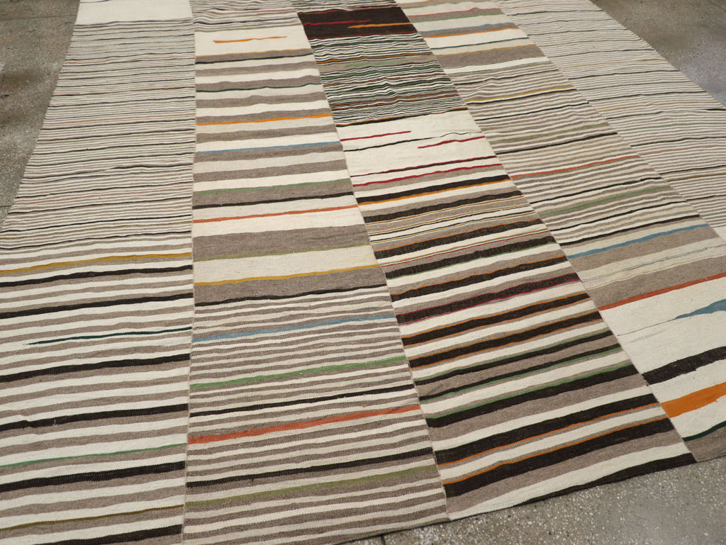Vintage Persian Flatweave Kilim, No.31074 - Gss