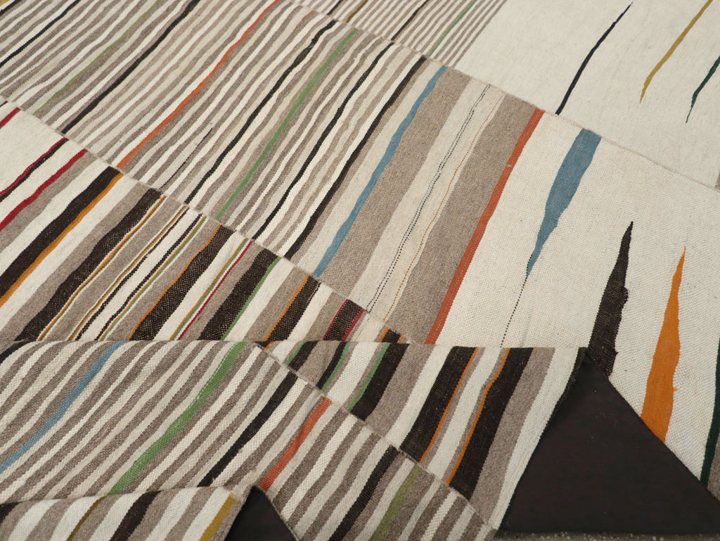 Vintage Persian Flatweave Kilim, No.31074 - Gss