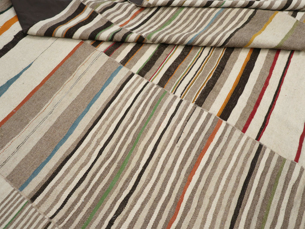 Vintage Persian Flatweave Kilim, No.31074 - Gss