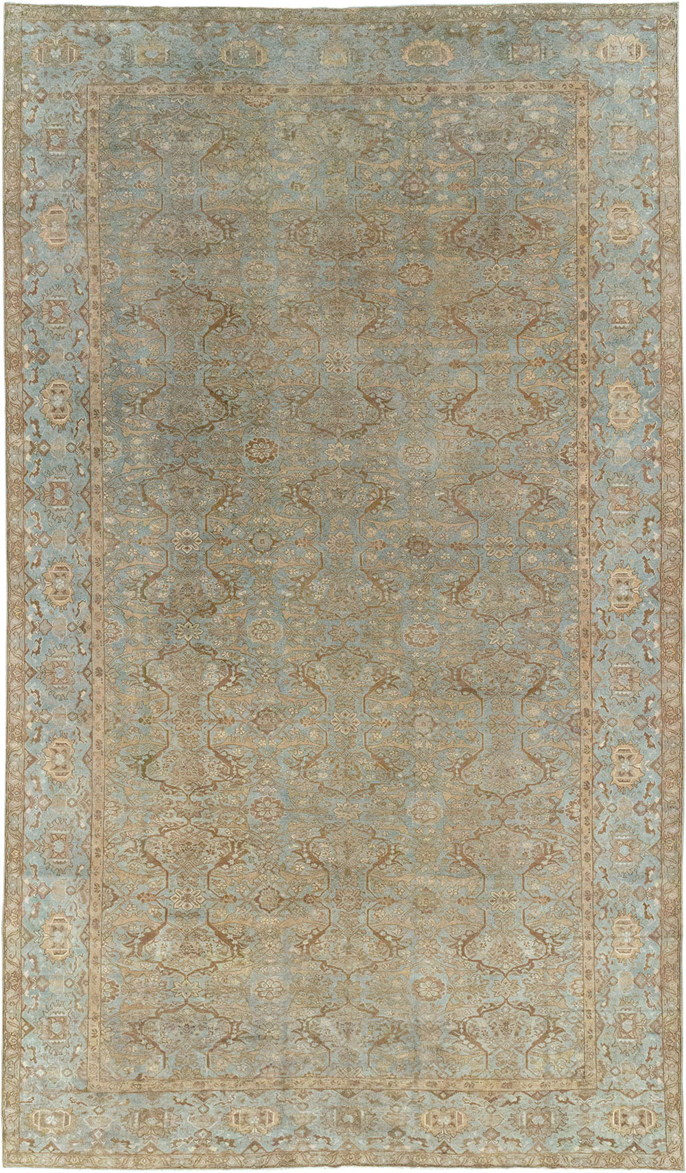 Antique Persian Malayer Large Carpet, No.31077 - Gss